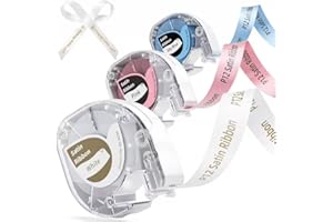 Phomemo P12 Ribbon for Gift Wrapping, Bouquets, DIY Crafts, Party Decor, Compatible with DYMO Letratag Refills LT-100H LT-100