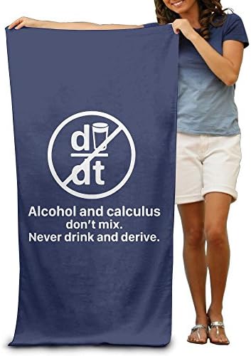 ShanxianP Alcohol And Calculus Soft Absorbent Beach Towel Pool Towel 3050