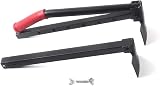 IVhomeshop 2 Pcs Adjustable Brick Tongs D Type Brick Holder 16-29in view 5