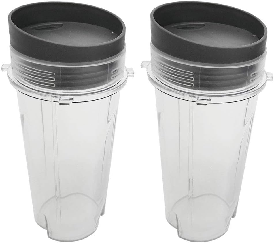 WAFJAMF Single Serve 16 OZ Blender Cup Set for NNJ-BL770,BL780,BL660 Professional Blender (Pack of 2),