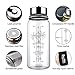 Glass Water Bottle 32 Oz, Wide Mouth Glass Water Bottle with Insulated Sleeve and Stainless Steel Strainer,Water Bottle with Time Marker for Travel Home BPA Free for Liquids Tea Coffee Daily Intake
