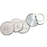 blue-ther 1Pcs Special Magnetic Flipper Coin Butterfly Coin Magic Tricks Money Magic Accessories Stage Street Close Up Comedy Props