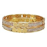 Banithani Bollywood Bracelet 18K Goldplated Bangles Set Bridal Jewelry Gift For Her 24