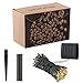 voona Solar Outdoor String Lights 200LED 2-Pack 72ft Bare Warm White LED Decoration Strings for Holiday Party Outdoor Garden