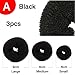 Black 3pcs Set Donut Three Hair Bun Ring, Shaper Hair Styler Maker BUY NOW