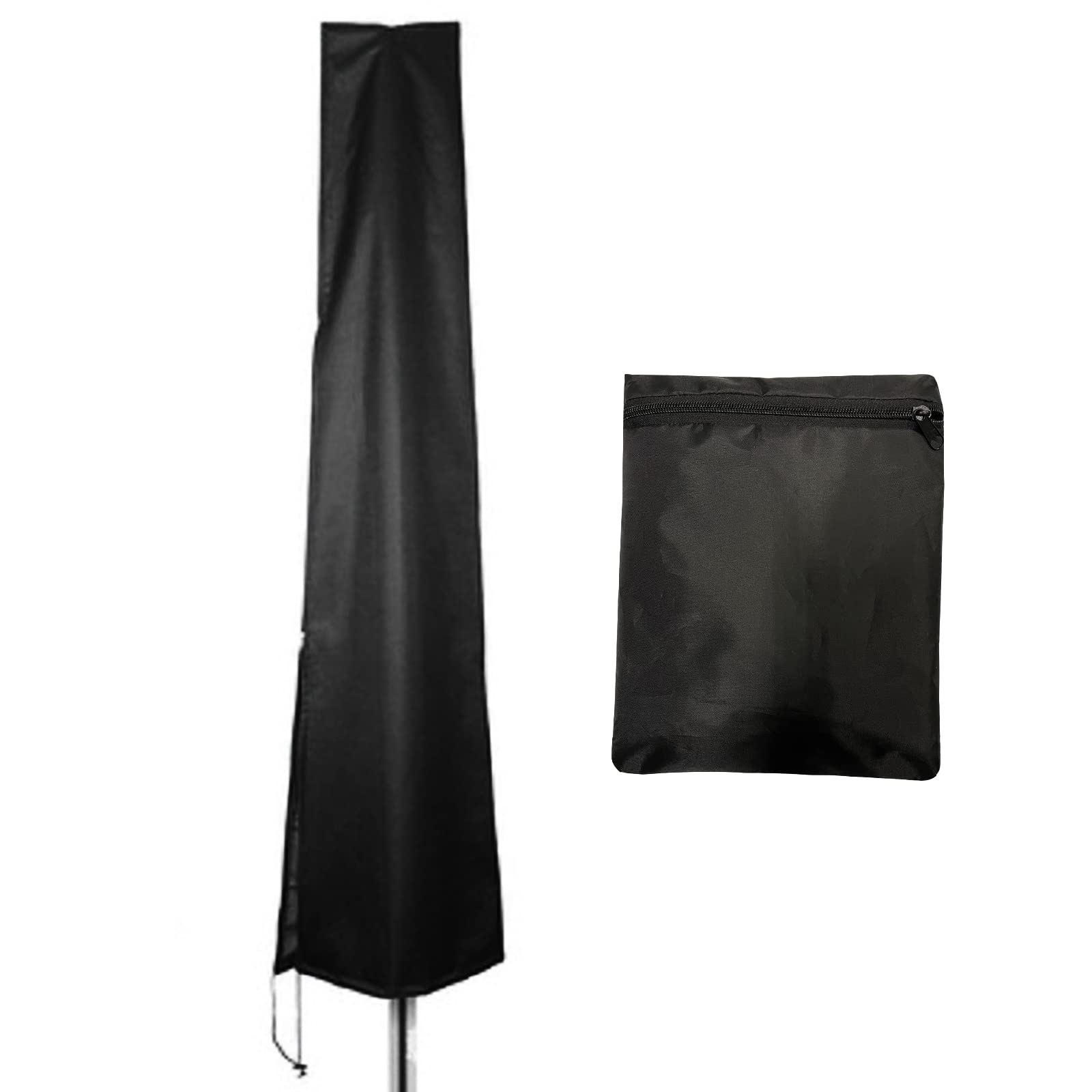 FLYAMAPIRIT Parasol Cover, Waterproof Large Umbrella Cover, Protective Cover for Parasol with Zip and Adjustable Drawstring, Fade Resistant Oxford Fabric Cover (190 x 30 x 50 cm)