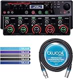 BOSS RC-505 Loop Station Tabletop Looper Bundle with Blucoil 10-FT Balanced XLR Cable, and 5-Pack of Reusable Cable Ties
