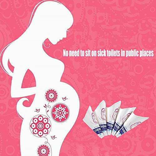 Kecho Female Portable Urination Device, Lets Women Pee Standing Up - Discreet Disposable Urinal Funnel for Women - Perfect for Traffic Jam, Travel, Outdoor Activities, Camping, Hiking - 20Pcs - Thumbnail 2
