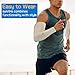 Sunitra Arm Sleeve with UV Protection Cooling in Summer Arm Warmers in Winter Arm Sleeves for Men & Women Kids of All Ages，Arm Bike Under The Sun, Cycling Sleeves for Bikers Comfortable Sports Sleeve