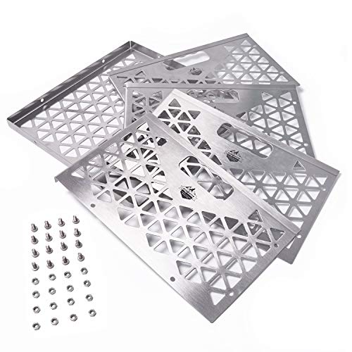 SHINESTAR Charcoal Basket for Oklahoma Joe’s, Stainless Steel Charcoal