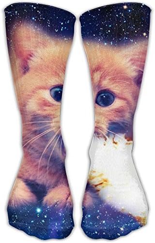 JIN HUA XU Unisex Long Socks Spitfire Cat Sports Baseball Soccer Socking Fashion Crew Casual Socks