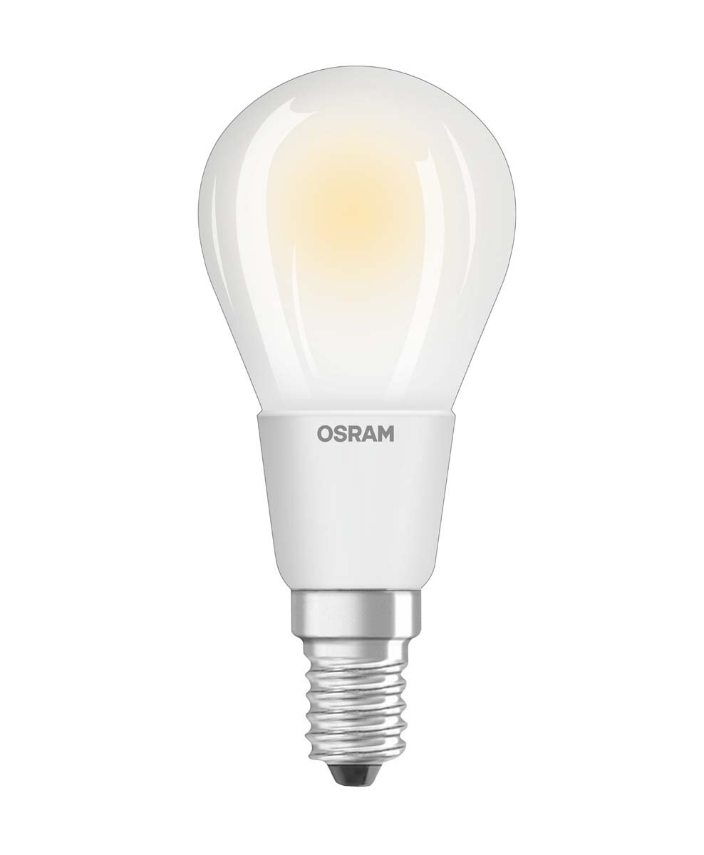 OSRAM LED lamp / Base: E14 / Warm White / 2700 K / 6 W / replacement for 60 W Incandescent bulb / LED Retrofit CLASSIC P [Energy efficiency class A++] / pack of 6