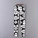 GBSELL Women Geometric Floral Printed Stretchy Pants Leggings Sport Casual (Skull Black, L)