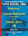 Matrices et calculs matriciels avec excel 2013 by Patrice Rey