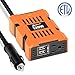 Ampeak 120W Power Inverter DC 12V to 110V AC Inverter Car Charger with 3.1A Dual USB Converter