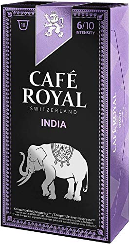 Café Royal India Single Origin, 50 Nespresso kompatible Kapseln, 5er Pack (5 x 10 Kaffeekapseln) – Bild 4