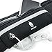 Creek Fitness SpartaBelt Running Belt - Designer Fanny Pack/Jogging Belt with Expandable, Water-Resistant Neoprene and Headphone Port For Men, Women and Phones of All Sizes (Black)