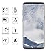 BIUZKO Full Coverage Case Friendly Scratch Resistant Hd Clear Curved Tempered Glass for Samsung Galaxy S8 Plus 6.2