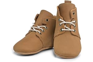 Piper Finn High Top Oxford Kids Shoes Girls & Boys Dress Shoes Girls' & Boys' Oxfords Ankle Toddler Boots with Waxed Leather, Cotton Laces, Cushioned Insoles & Nonskid Rubber Soles