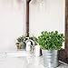GTIDEA 4 Pcs Artificial Plants Outdoor Faux Greenery Stems Fake Plastic Plants for Bedroom Aesthetic Home Kictchen Office Wedding Table Centerpieces Décor(12.6 Inch)