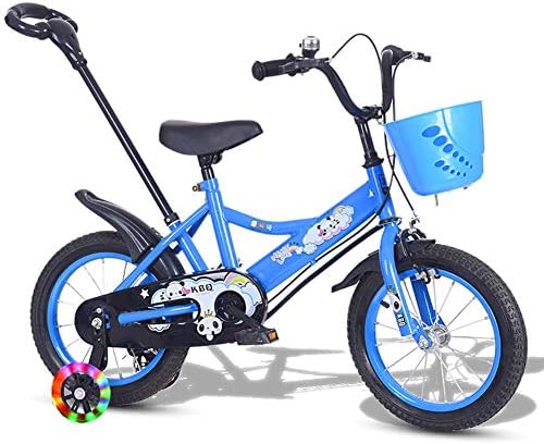 Goog bike Guo shop- Children's Bicycle 12/14/16 Inch Bike 2-3-5-7 Years Old Boys and Girls Children Preschool Baby Carriage with Push Rod
