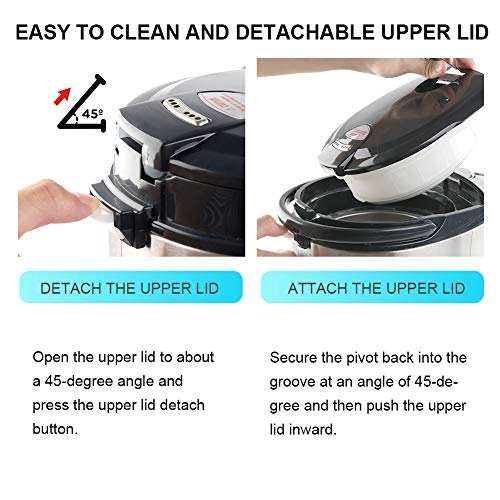 Secura Electric Water Boiler and Warmer 4Quart Electric Hot Pot Kettle