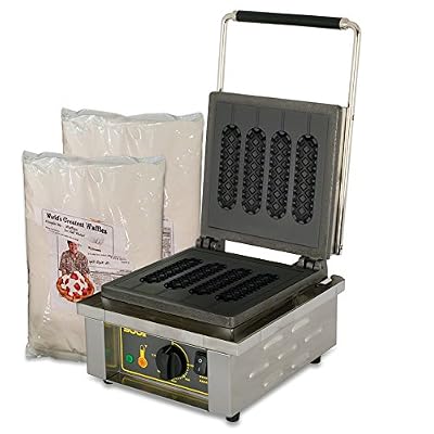 Equipex (GES80/1-KIT) - 20 Waffle/Hr Silo Waffle Baker w/ Mix