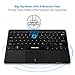 Wired Mini Keyboard, Poweradd 78 Keys Micro USB QWERTY Keyboard with Touch-pad for Samsung, Google, Windows, and Most Android Tablets, Smartphone
