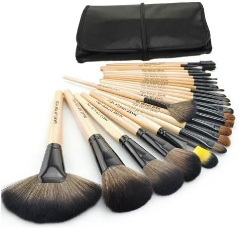 Wood Black 32pcs Kit Brush Lot Makeup Brushes Professional Cosmetic Make up Set by onfancy