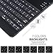 New iPad 9.7 Keyboard Case, MMUSC 7 Color Backlit Keyboard Case Cover 360° Rotate Smart Keyboard Case with Auto Wake/Sleep for iPad pro 9.7, 2017 New iPad 9.7, iPad Air, iPad Air 2-Black