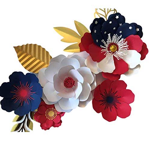 Paper Flowers Decorations for Wall, Birthday, Nursery Decor