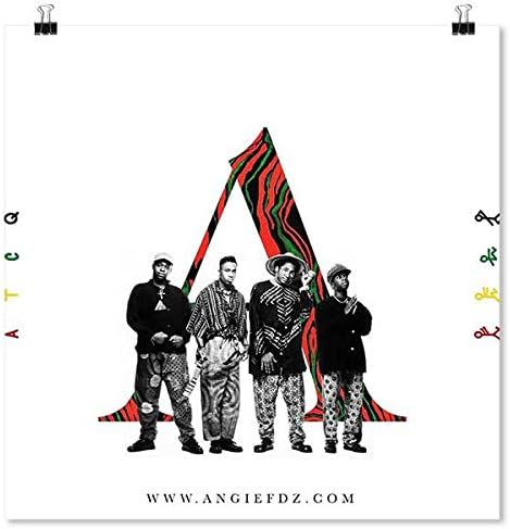 A Tribe Called Quest ATCQ Mini Print 4" x 4" Hip Hop Rap Print