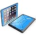 iPad Air 2 Case - Poetic iPad Air 2 Case [Revolution Series] - [Heavy Duty] [Dual Layer] [Screen Shield] Protective Hybrid Case with Built-In Screen Protector for Apple iPad Air 2 Blue (3 Year Manufacturer Warranty From Poetic)