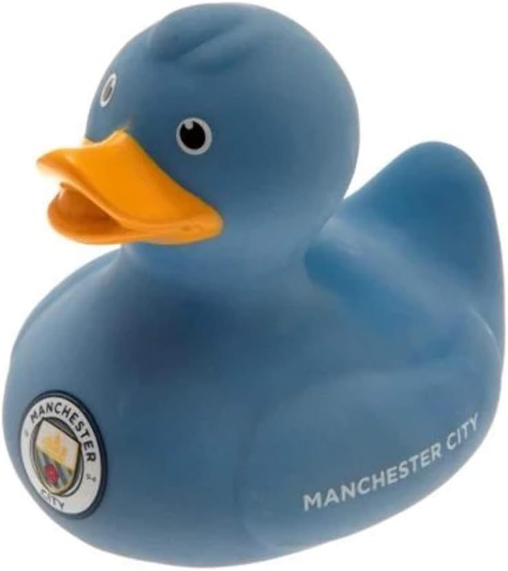 Manchester City FC Rubber Bathtime Duck Amazon.co.uk Toys & Games