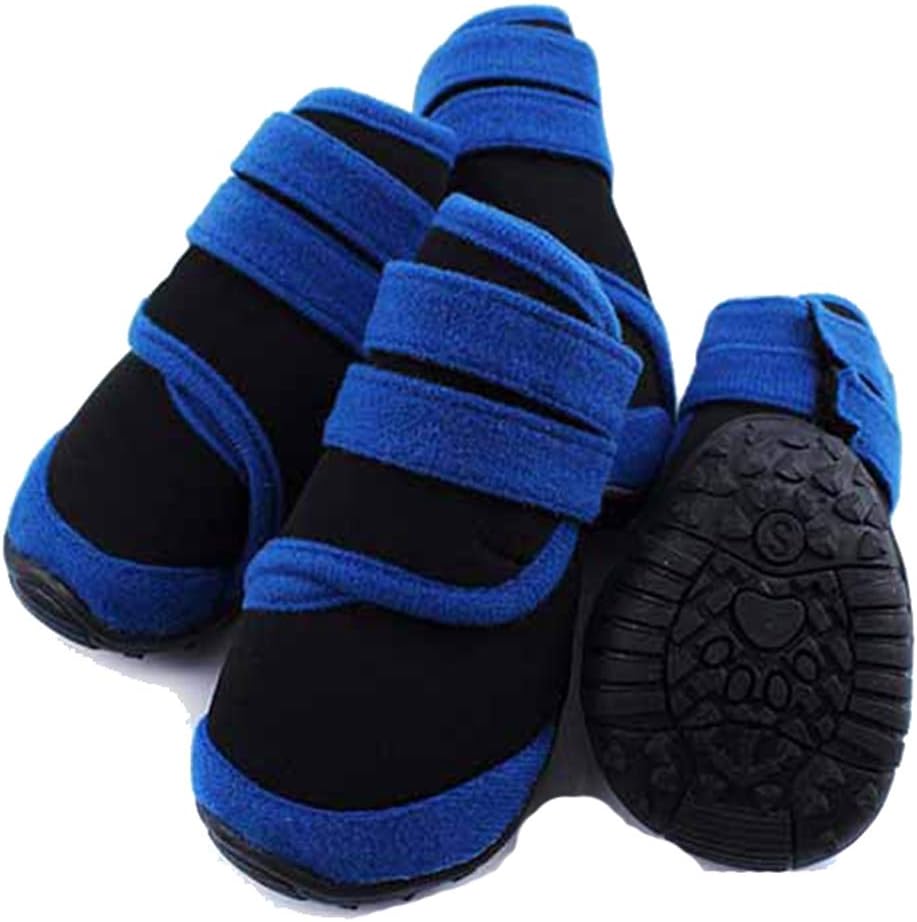 Feidaeu Hund Schuhe Wasserdichte Anti Slip Neopren Warme Stoff Stiefel Für Gold Retriever Husky