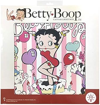 Amazon ベティちゃん Led キャンバスライト 30 30cm サーフ 壁掛け Betty Boop アートボード ファブリックパネル 電池式 ランプ おしゃれ 間接照明 西海岸 インテリア アメリカン雑貨 置物 オブジェ オンライン通販