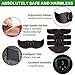 QUNSE ABS Stimulator EMS Muscle Trainer – USB Rechargeable, LCD Display, 6 Modes, 9 intensities Abdominal Toner Belts, with 12p Replacement Gel Pads and Waist Bag-Workout Home Gymsthumb 3