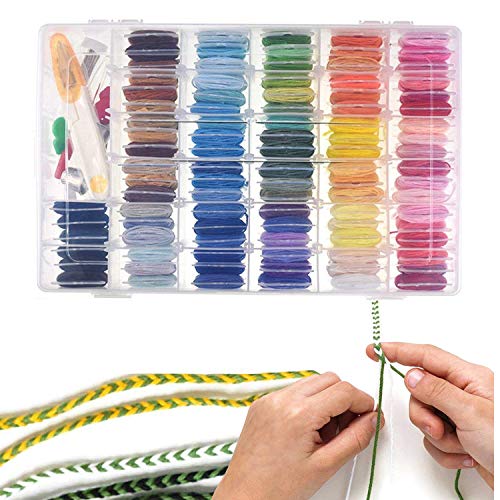 2 Embroidery+Premium+Rainbow+Bobbins+Organizer