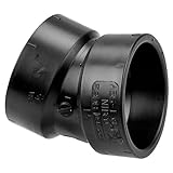NIBCO 5808 Series ABS DWV Pipe Fitting, 22.5 Degree Elbow, 3