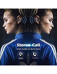 Auriculares inalámbricos Bluetooth 5.0 con graves profundos