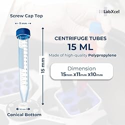 LabXcel Polypropylene Conical Centrifuge Tubes