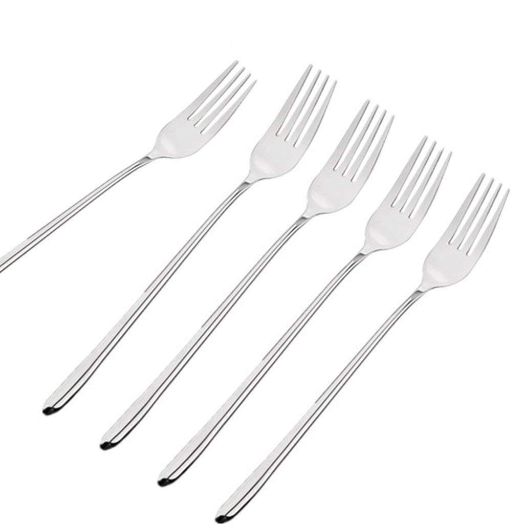 Photo 1 of 10pcs Long-handled Korean Stainless Steel Fork