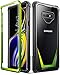 Poetic Galaxy Note 9 Case, Guardian [Scratch Resistant Back] [360 Degree Protection] Full-Body Rugged Clear Hybrid Bumper Case with Built-in-Screen Protector for Samsung Galaxy Note 9 Green