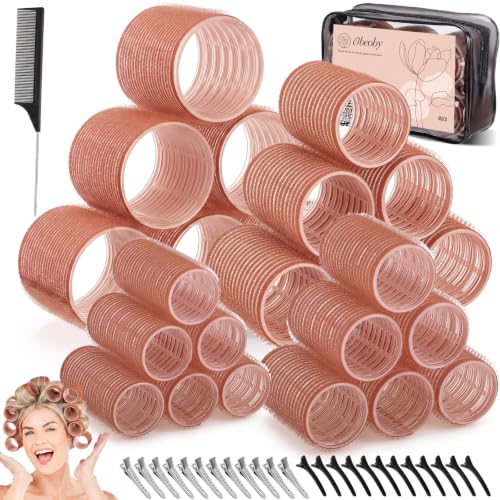 Obeoby 4 Sizes Hair Rollers