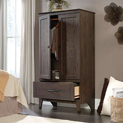 Sauder Carson Armoire, Coffee Oak finish Pricepulse