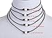 Barch Young Single Pearl Choker Necklace on Brown Leather Cord for Women Handmade Choker Jewelry Gift (13