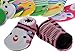 Pinksee 5 Pairs Anti Slip Skid Baby Girl Socks Animal Cartoon Infant Shoes Socks 6-18 months