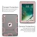 TOPSKY Compatible with iPad 2 Case,iPad 3 Case,iPad 4 Case,iPad 2/3/4 Kids Proof Case,Heavy Duty Shockproof Rugged Kickstand Protective Cover Case for iPad 2nd/3rd/4th Generation Retina(A1416/A1458) Grey Rose Gold