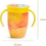 Munchkin Miracle 360 6+ Month 7oz Sippy Cups 2-Pack Pink Yellow view 3