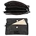 Crossbody Purse Cell Phone Purse - Shalwinn Genuine Leather Crossbody Purse Cell Phone Purse Crossbody Handbag Purse for Women Teen Girls with Adjustable Long Shoulder Strap and Wrist Strap (Black)